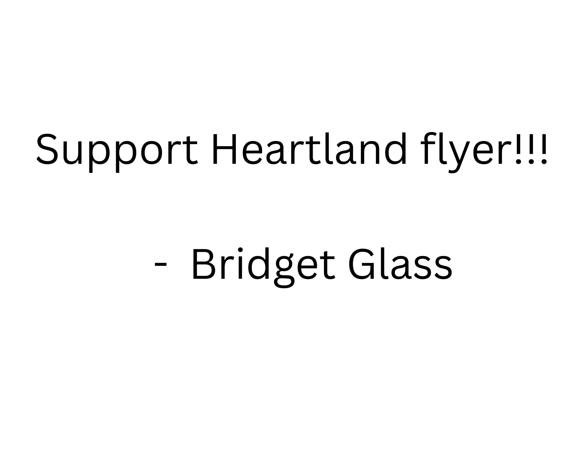 Bridget Statement